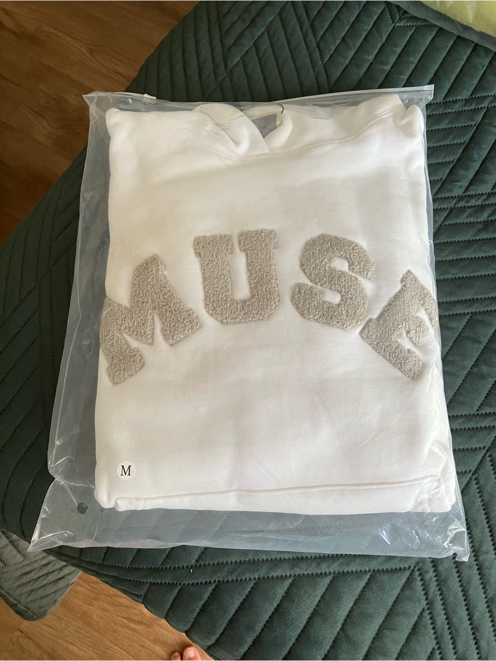 White 'MUSE' hoodie